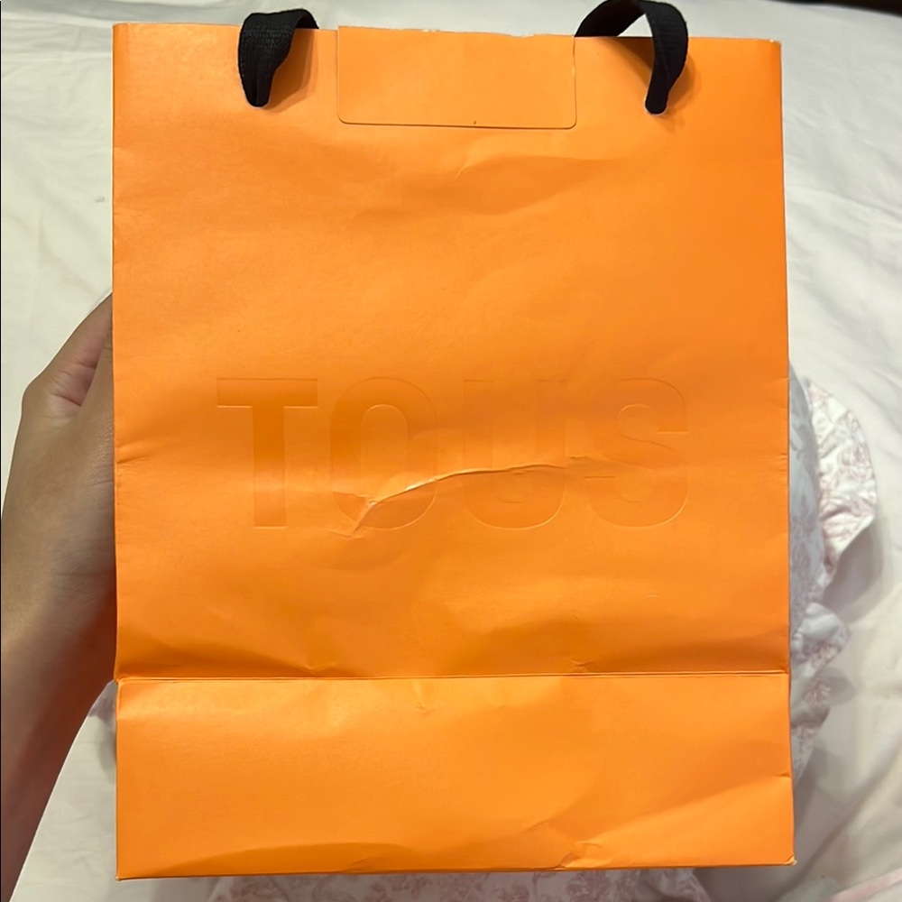TOUS Orange Shopping Bag